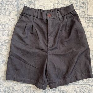 H&M dyed grey dress shorts